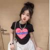 2023夏服新作韓国子供服　女の子　可愛い　半袖Tシャツ