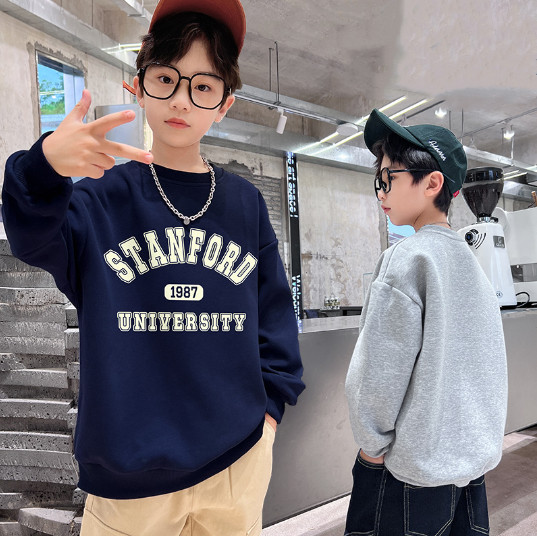 2023秋冬服新作韓国子供服　男の子　英字ロゴ　トレーナー