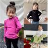 2023秋服新作韓国子供服　女の子　パフスリープ　長袖Tシャツ