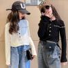 2023秋服新作韓国子供服　女の子　英字ロゴ　長袖ｔシャツ