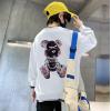 2023秋服新作韓国子供服　男の子　くまちゃん柄　トレーナー