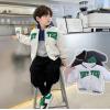 2023冬服新作韓国子供服　男の子　英字ロゴ　ジャケット