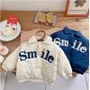 2023冬服新作韓国子供服　0－5歳　Smile柄アウター