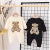 2023秋服新作韓国ベビー服　くまちゃん柄ロンパース