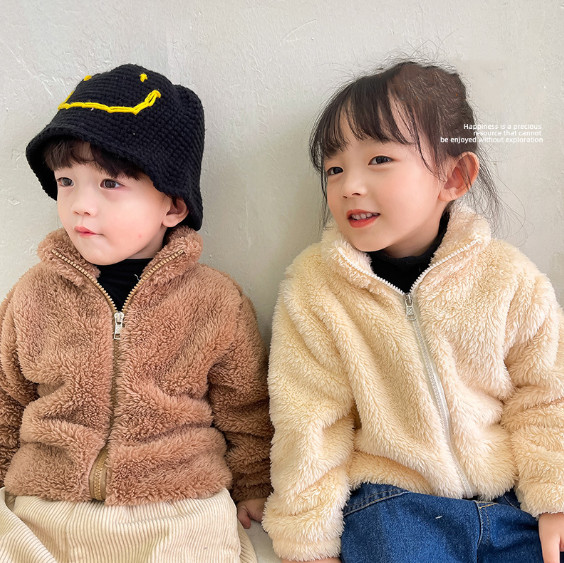 2023冬服新作韓国子供服　無地　カーディガン