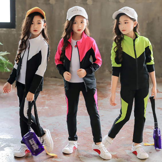 2024春服韓国子供服　3色上下セット　人気商品再入荷！