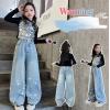 2024春服新作韓国子供服　女の子　デニムパンツ