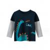 2024春服新作韓国子供服　恐竜柄　長袖ｔシャツ