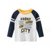 2024春服新作韓国子供服　NEWYORK　長袖ｔシャツ