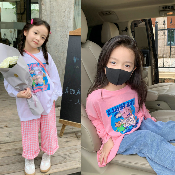 2024夏服新作韓国子供服　女の子　半袖ｔシャツ