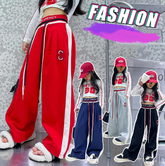 2024春服新作韓国子供服　女の子　C柄パンツ