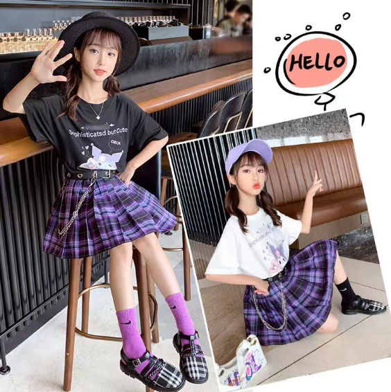2024夏服新作韓国子供服　女の子　上下セット