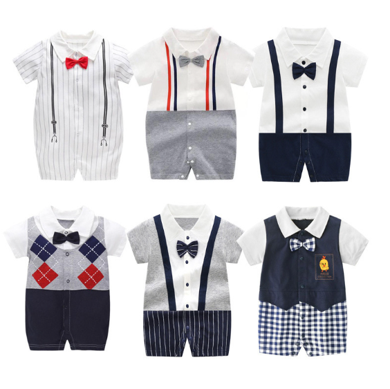 2024夏服新作韓国ベビー服　かっこいい　ロンパース