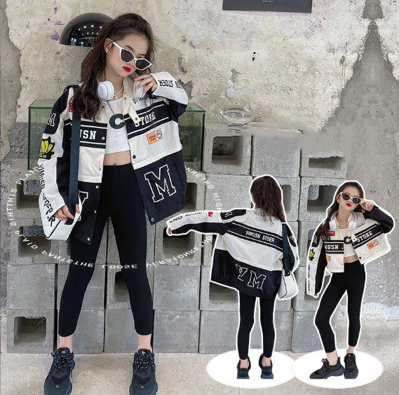 2024秋服新作韓国子供服　女の子  ジャケット