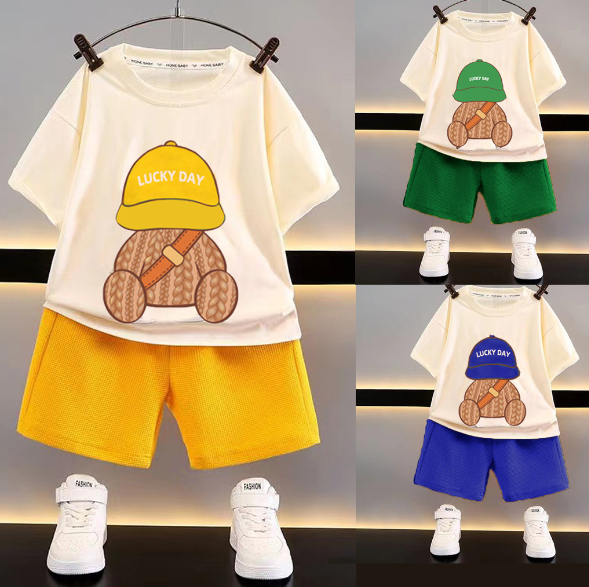2024夏服新作韓国子供服　男の子　上下セット