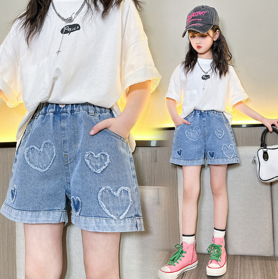 2024夏服新作韓国子供服　女の子  ショートパンツ