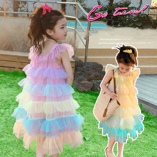 2024夏服新作韓国子供服　女の子　ワンピース
