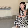 2024夏服新作韓国子供服　女の子　花柄　ワンピース
