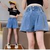 2024夏服新作韓国子供服　女の子　デニム　ショートパンツ