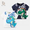 2024夏服新作韓国子供服  恐竜柄　半袖ｔシャツ