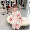 2024夏服新作韓国子供服　女の子　花柄ワンピース