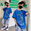 2024夏服新作韓国子供服　男の子　くまちゃん柄　半袖ｔシャツ
