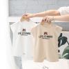 2024夏服新作韓国ベビー服　英字ロゴ　ロンパース