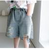 2024夏服新作韓国子供服　男の子　5分丈デニムパンツ