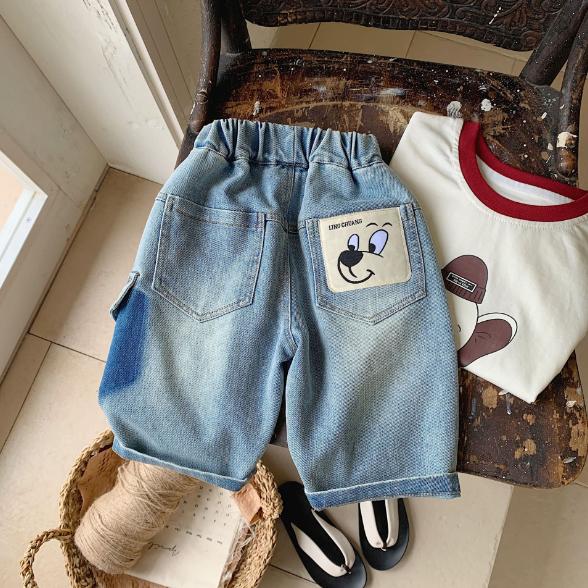 2024夏服新作韓国子供服　デニムパンツ