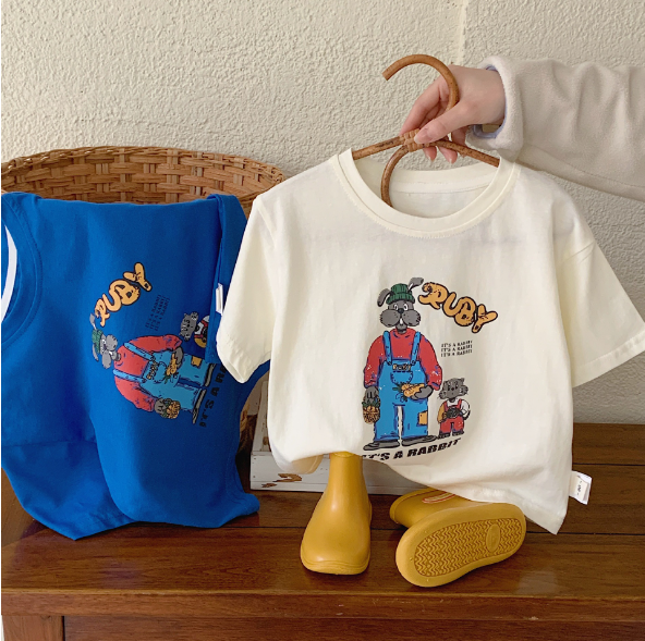 2024夏服新作韓国子供服　半袖ｔシャツ