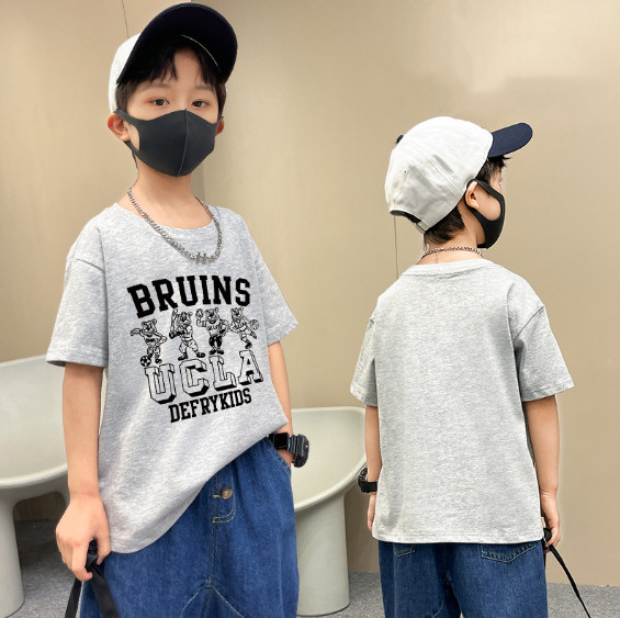 2024夏服新作韓国子供服　くまちゃん柄　半袖ｔシャツ