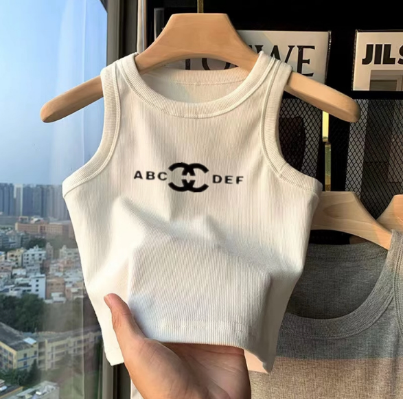 2024夏服新作韓国子供服　人気柄　タンクトップ