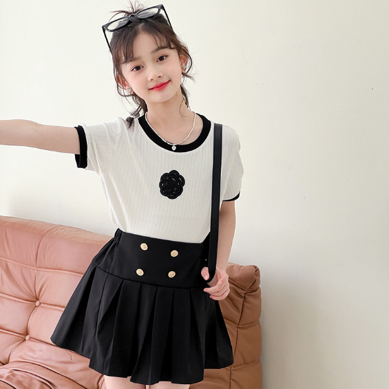 2024夏服新作韓国子供服　女の子　上下セット