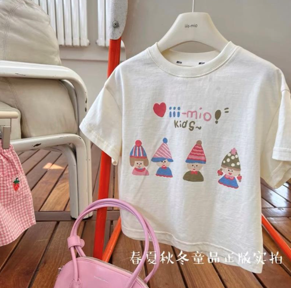2024夏服新作韓国子供服　かわいい　半袖ｔシャツ