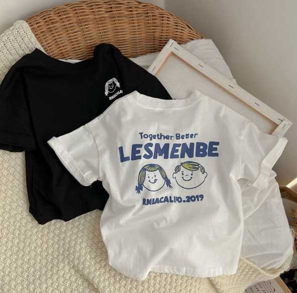 2024夏服新作韓国子供服　かわいい　半袖ｔシャツ