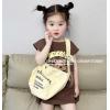 2024夏服新作韓国子供服　くまちゃん柄　ロングｔシャツ