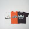 2024夏服新作韓国子供服　car柄　半袖Ｔシャツ