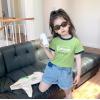 2024夏服新作韓国子供服　女の子　英字ロゴ　半袖ｔシャツ