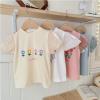 2024夏服新作韓国子供服　4色半袖ｔシャツ