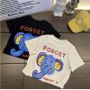 2024夏服新作韓国子供服  ぞうさん柄　半袖ｔシャツ
