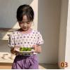2024夏服新作韓国子供服　女の子　4色半袖ｔシャツ
