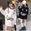 2024秋服新作韓国子供服  英字ロゴ　ロングｔシャツ　トップス