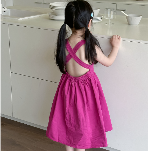 2025夏服新作韓国子供服　女の子　ワンピース
