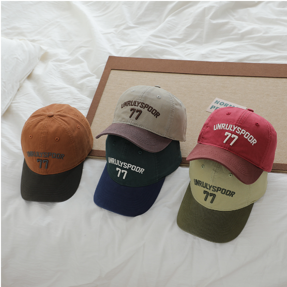2025春夏新品子供帽　英字ロゴ　野球帽
