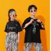 2025夏服新作韓国子供服　男女兼用　英字ロゴ　半袖ｔシャツ