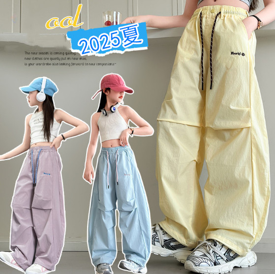 2025夏服新作韓国子供服　女の子　3色パンツ