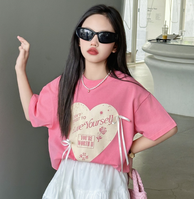 2025夏服新作韓国子供服　英字ロゴ　半袖ｔシャツ