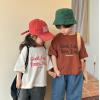 2025夏服新作韓国子供服　英字ロゴ　半袖ｔシャツ