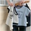2025夏服新作韓国子供服　英字ロゴ　半袖ｔシャツ