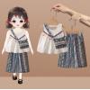 2025夏服新作韓国子供服　バッグ付き　上下セット
